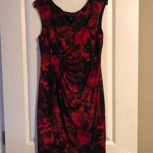 Connected Apparel Floral Sleeveless Dress